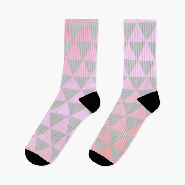 Item preview, Triangular pattern: rose gold and grey designed and sold by Ittele.