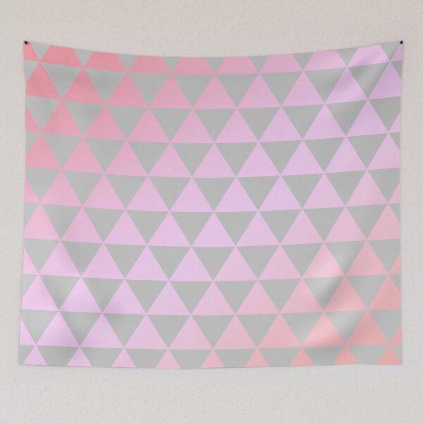 Item preview, Triangular pattern: rose gold and grey designed and sold by Ittele.