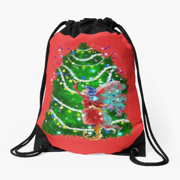 Christalle Shimmershine The Handmade Christmas Items Fairy™ Drawstring Bag