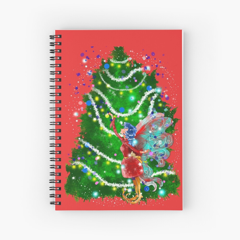 Christalle Shimmershine The Handmade Christmas Items Fairy™ Spiral Notebook