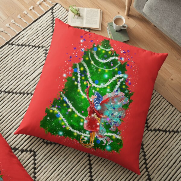 Christalle Shimmershine The Handmade Christmas Items Fairy™ Floor Pillow