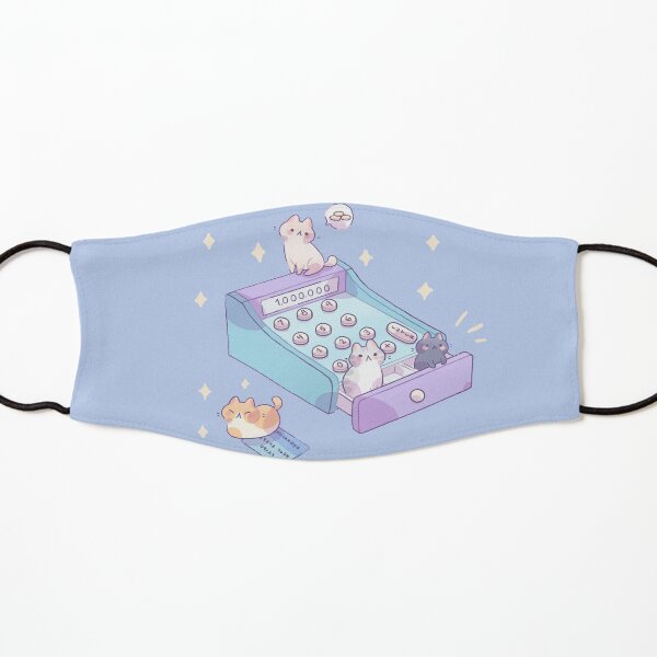Cash register with cats Kids Mask