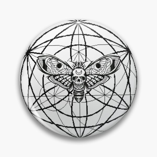 Artikelvorschau, Todesmotte weiß entworfen und verkauft von SamhainWitchery.