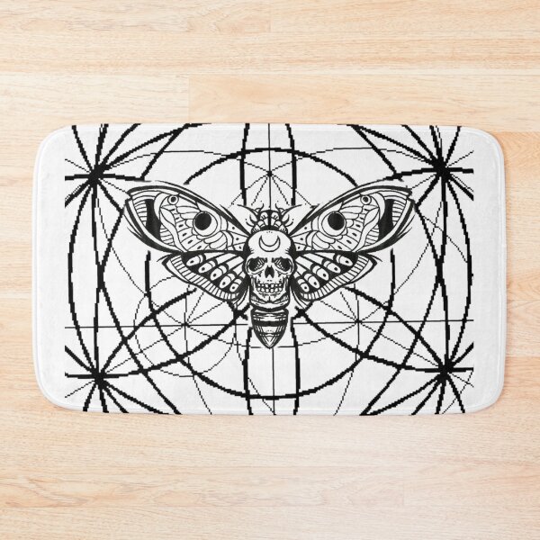 Item preview, Death moth white designed and sold by SamhainWitchery.
