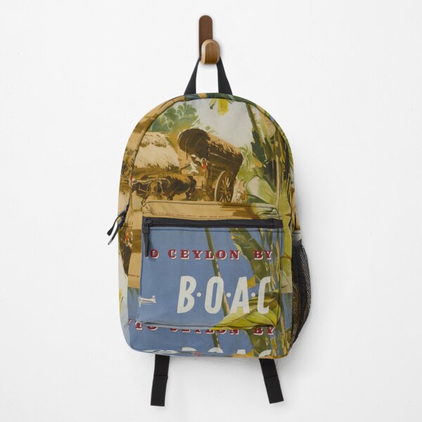 Item preview, Fly to Ceylon vintage travel poster designed and sold by stickart-marek.