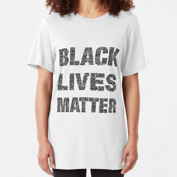 Black Lives Matter Slim Fit T-Shirt