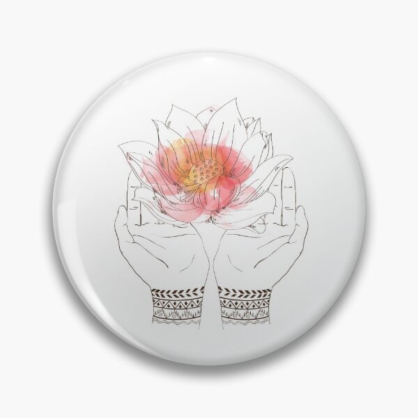 Item preview, Lotus Flower, Spritual Hands designed and sold by Ninjawhere.