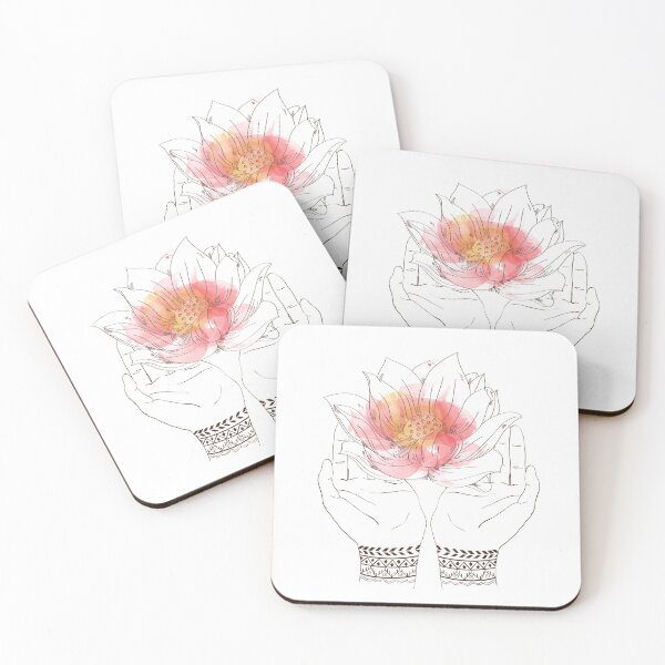 Item preview, Lotus Flower, Spritual Hands designed and sold by Ninjawhere.