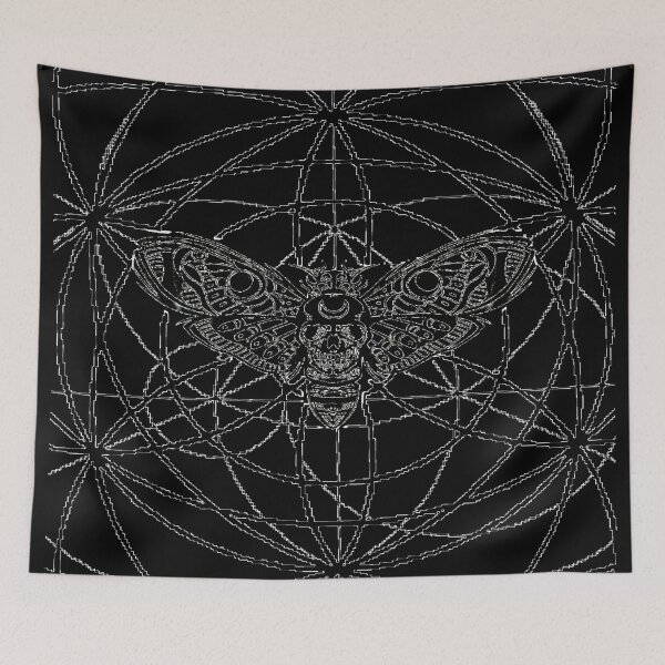 Item preview, Inverted Death moth  designed and sold by SamhainWitchery.