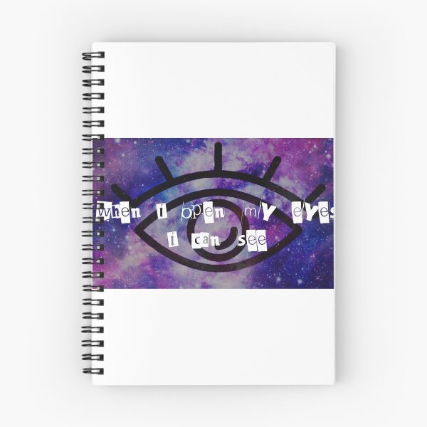 Item preview, Galaxy Space Aesthetic Spiritual Third Eye "Deep" 2015 Cringe Fest "WHEN I OPEN MY EYES I CAN SEE" designed and sold by cosmocheese.