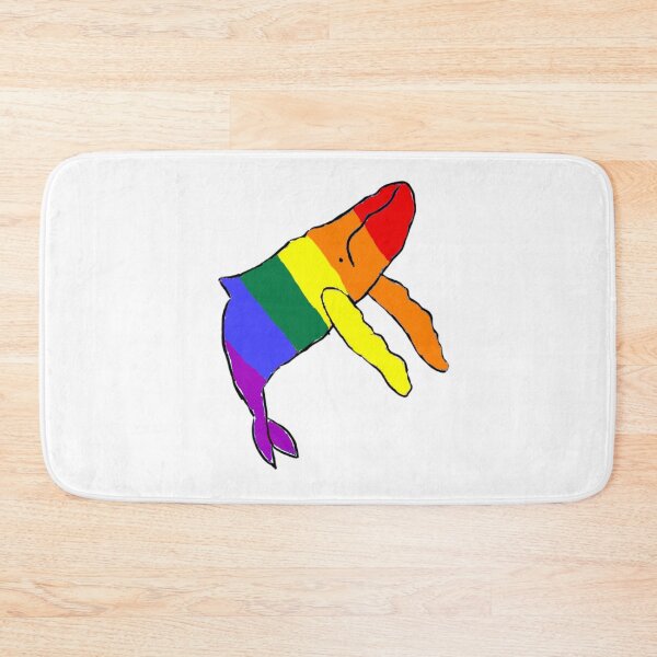 Item preview, Gay Whale Art LGBTQ designed and sold by AnnesLovelys.
