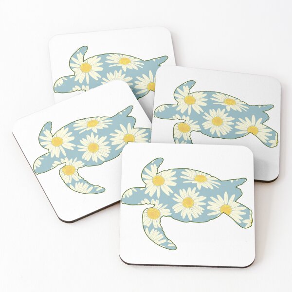 Item preview, Sea Turtle Floral Flowers Pattern designed and sold by mouaataaz.