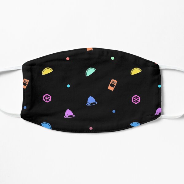 Taco Bell party design Flat Mask