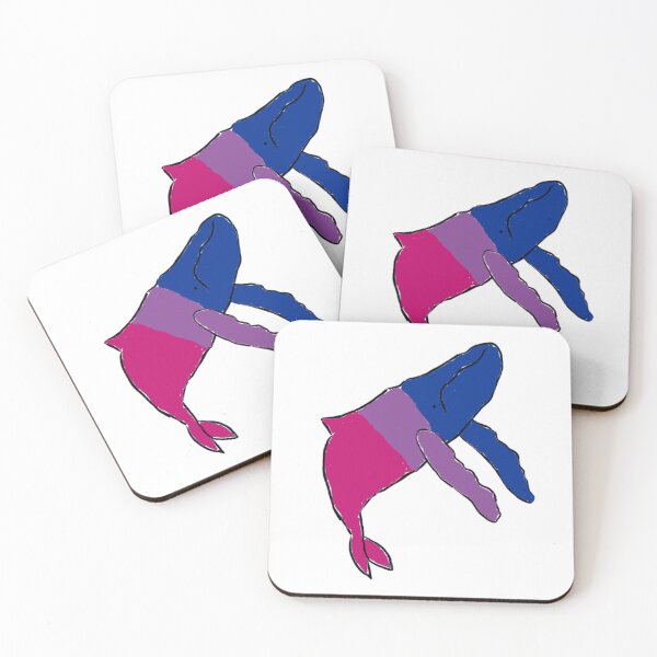 Item preview, Bisexual Whale Art LGBTQ designed and sold by AnnesLovelys.