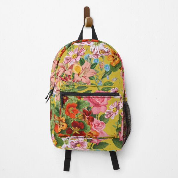 Item preview, Floral pattern on yellow background  designed and sold by MariaMarinova.