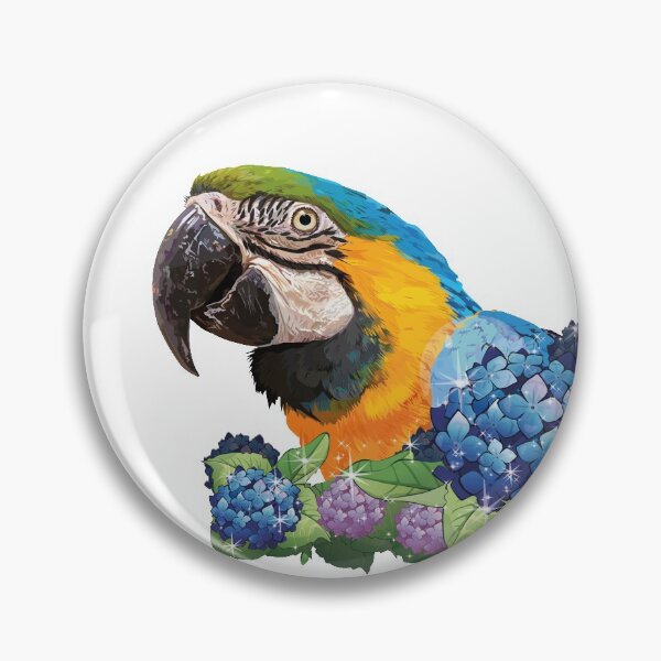 Item preview, Blue and yellow macaw designed and sold by obscurite.
