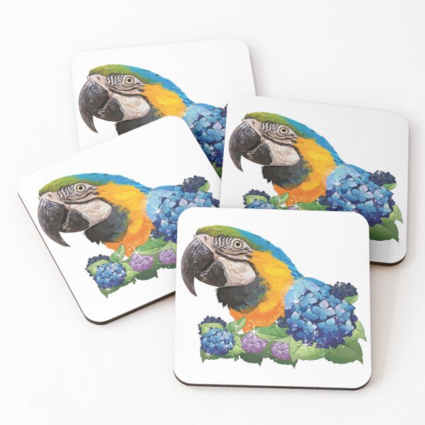 Item preview, Blue and yellow macaw designed and sold by obscurite.