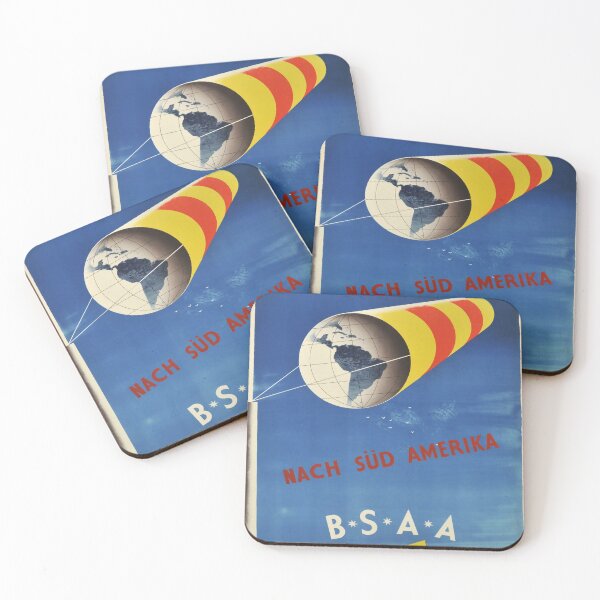 Item preview, Nach Sued Amerika vintage travel poster designed and sold by stickart-marek.
