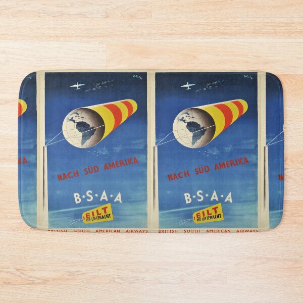 Item preview, Nach Sued Amerika vintage travel poster designed and sold by stickart-marek.