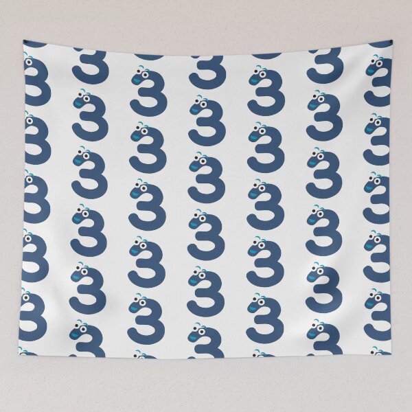 Item preview, cartoon number 3 designed and sold by kim tang.
