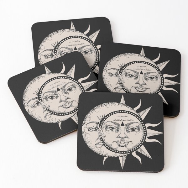 Item preview, Vintage Style Sun Moon designed and sold by roseglasses.