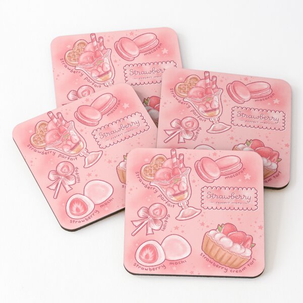 Item preview, Strawberry Dessert Menu designed and sold by nghitran1212.