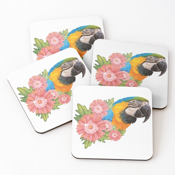 Item preview, Blue and yellow macaw designed and sold by obscurite.