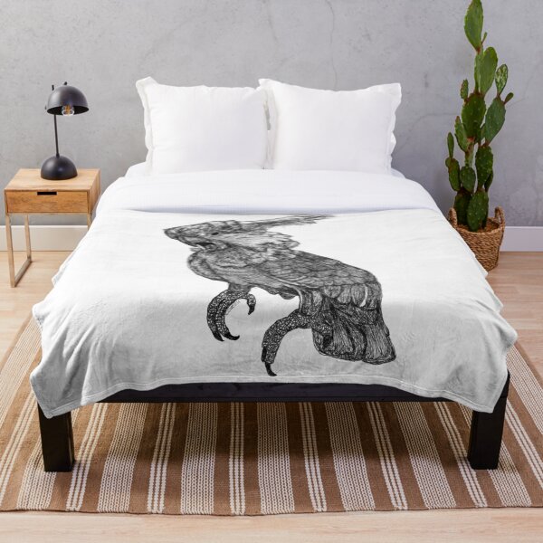 Sassy the Cockatoo Throw Blanket
