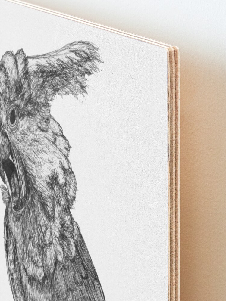 Alternate view of Sassy the Cockatoo Mounted Print