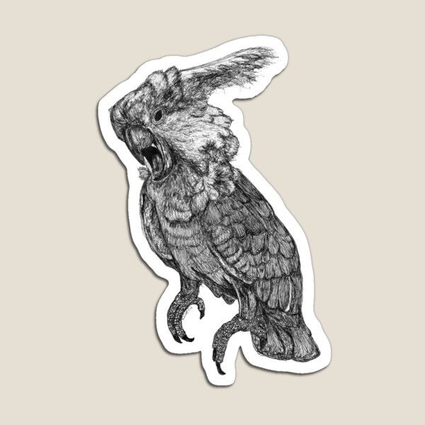 Sassy the Cockatoo Magnet