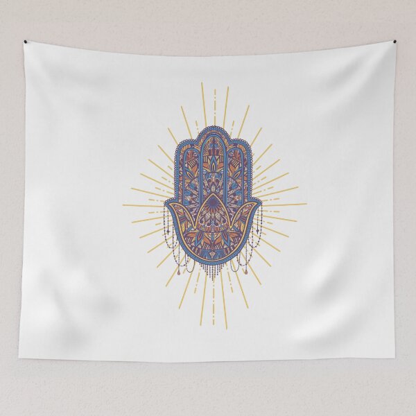 Item preview, Spiritual Hamsa Mandala designed and sold by Ninjawhere.