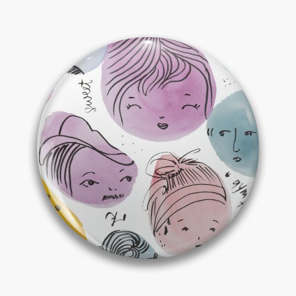 Item preview, All the faces designed and sold by Ilze Lucero.