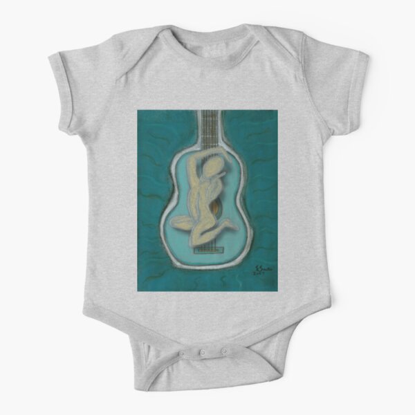 The Music Within Your Soul-V Short Sleeve Baby One-Piece