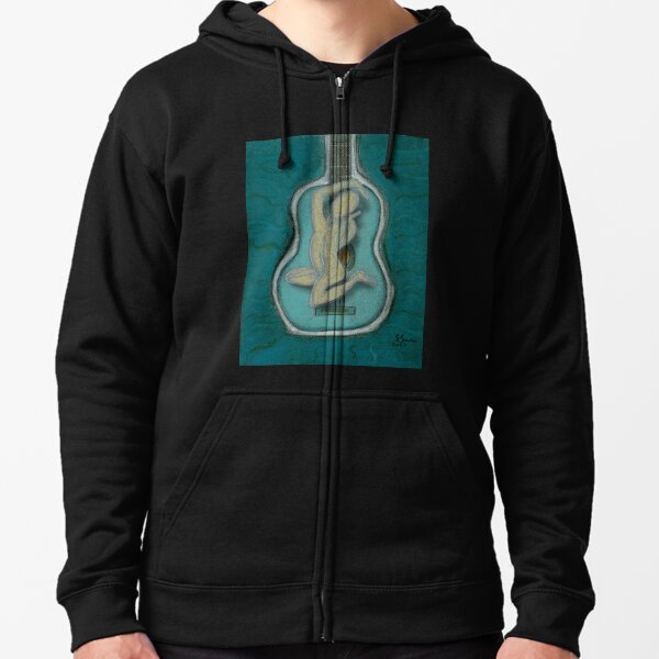 The Music Within Your Soul-V Zipped Hoodie