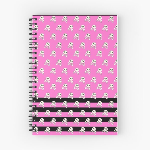 Item preview, Pink Kawaii Skully Print designed and sold by potatoegoat.