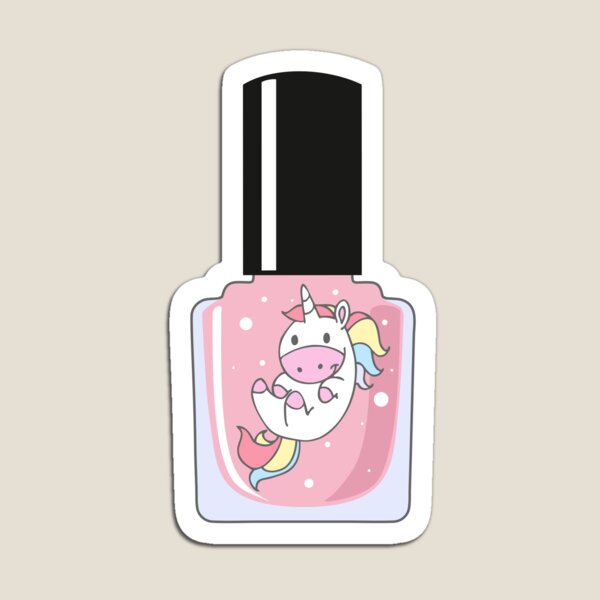 Unicorn Nail Polish Bottle Magnet