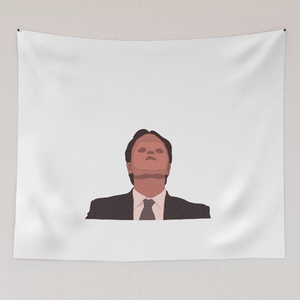 Item preview, Dwight wearing a mask - Hand drawn designed and sold by MonicaChristine.