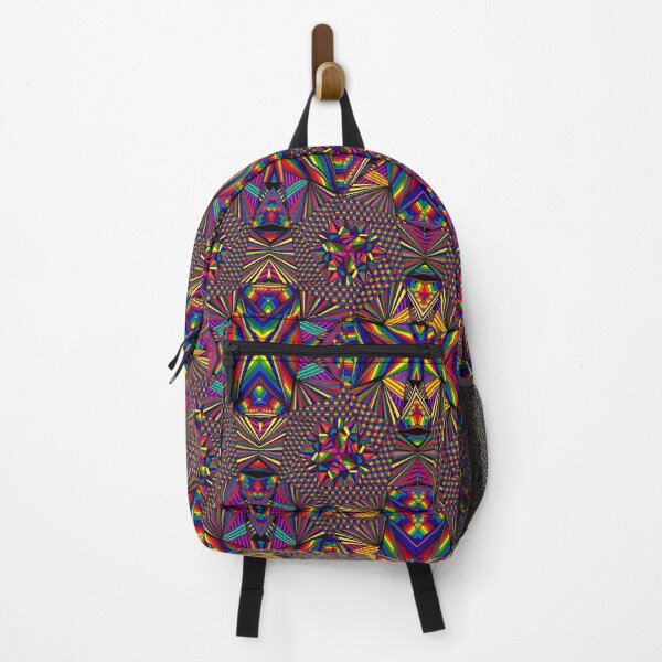 Item preview, Psychedelic Abstract colourful work 254 (Tile) designed and sold by CallumHoare.