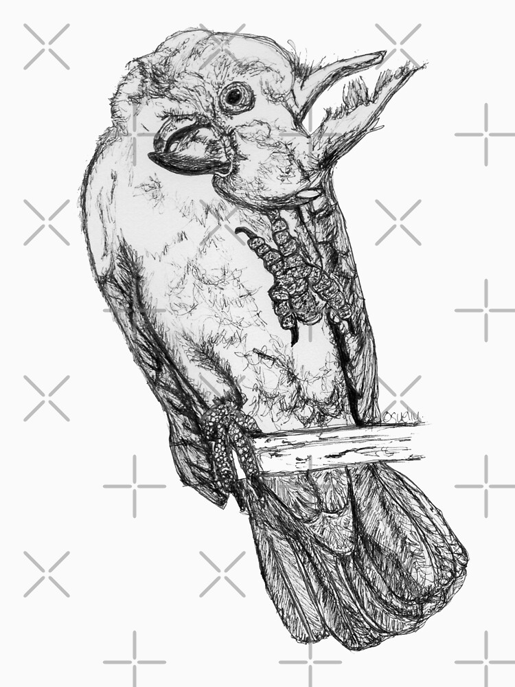 Thumbnail 7 of 7, Classic T-Shirt, Frisky the Cockatoo designed and sold by Wildcard-Sue.