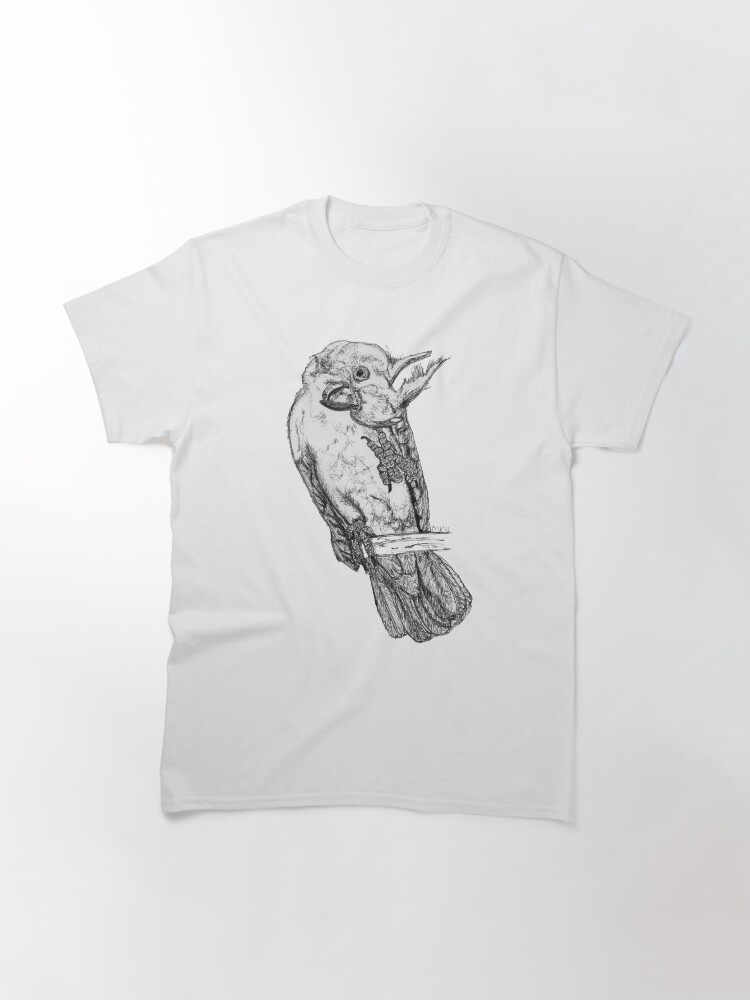 Thumbnail 2 of 7, Classic T-Shirt, Frisky the Cockatoo designed and sold by Wildcard-Sue.