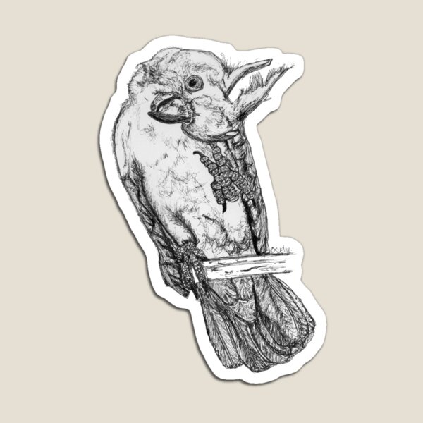 Frisky the Cockatoo Magnet