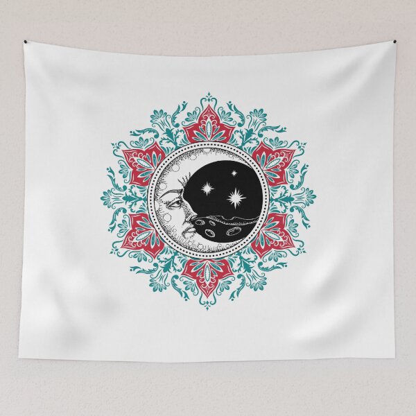 Item preview, Moon and Mandala designed and sold by Ninjawhere.
