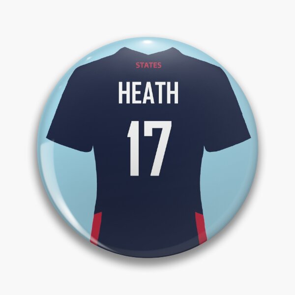 Item preview, Copy of Tobin Heath 2020 Away USWNT Jersey designed and sold by mappsart.