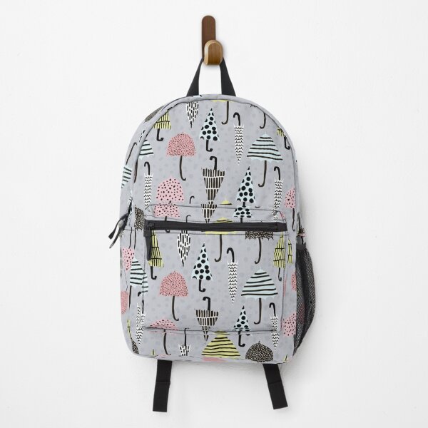 Item preview, Scandanavian Print Umbrellas in Pink, Yellow, Aqua and Grey designed and sold by Pink Pineapple Works.