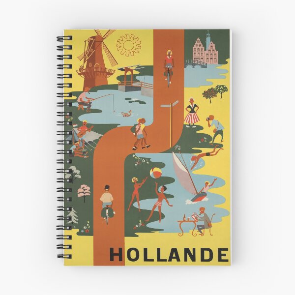 Item preview, Hollande paradis des jeunes vintage travel poster designed and sold by stickart-marek.