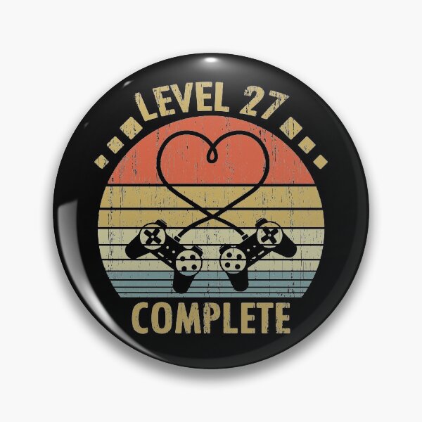 Item preview, Level 27 Complete - 27th Wedding Anniversary Gift Video Gamer designed and sold by nana1099.