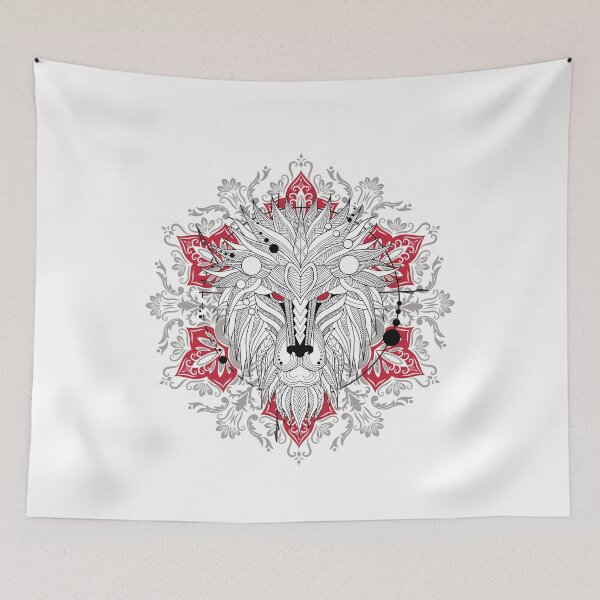 Item preview, Spiritual Lion Mandala designed and sold by Ninjawhere.