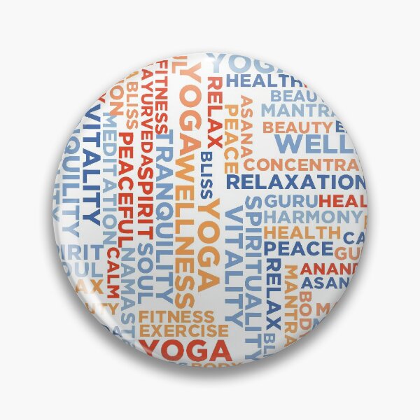 Item preview, Yoga Typography Mantra designed and sold by lotusland.