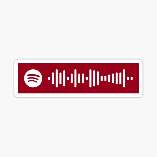 FDT- YG | SPOTIFY CODE Sticker