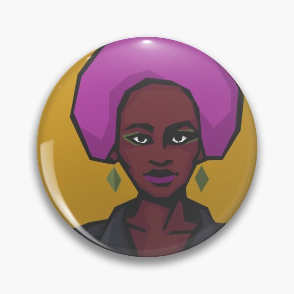Item preview, Magnificent Afro | Pop-art illustration designed and sold by Moolversin.